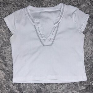 V-Neck Crop Top